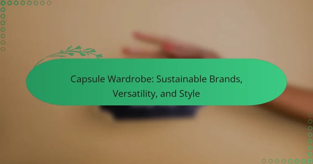 Capsule Wardrobe: Marcas Sostenibles, Versatilidad y Estilo