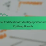 Ethical Certifications: Identifying Standards in Clothing Brands